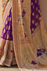 Fabulous Purple Paithani Border Georgette Festival Wear Saree