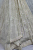 Ravishing Cream Color Sequins Net Wedding Lehenga Choli With Dupatta