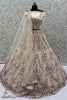 Elegant Yellow Embroidered Net Engagement Wear Lehenga Choli With Dupatta