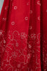 Red Embroidered Georgette Party Wear Lehenga Choli With Dupatta