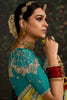 Incredible Yellow Zari Weaving Silk Haldi Wear Saree With Blouse