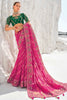 Lovable Rani Pink Bandhani Printed Georgette Function Wear Saree