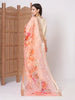 Awesome Peach Embroidery Work Chanderi Silk Event Wear Pant Suit