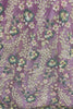 Appealing Lilac Thread Embroidered Net Bridesmaid Lehenga Choli With Dupatta