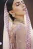 Marvelous Lilac Thread Work Net Bridesmaid Lehenga Choli With Dupatta