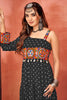 Lovely Black Bandhani Printed Georgette Navratri Special Gown