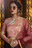 Outstanding Green Weaving Cotton Festival Wear Lehenga Choli