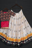 Dazzling White Patola Printed Cotton Navratri Special Lehenga Choli
