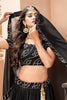 Precious Black Georgette Party Wear Lehenga Choli With Dupatta