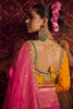 Glamorous Pink Zari Weaving Silk Wedding Saree With Blouse