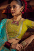 Lovable Sky-Blue Zari Weaving Silk Event Wear Saree With Blouse