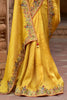 Precious Yellow Sequins Silk Haldi Wear Saree With Blouse
