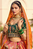 Rich Mustard Yellow Banarasi Silk Wedding Lehenga Choli With Dupatta