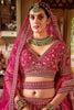 Enchanting Pink Sequins Silk Bridal Lehenga Choli With Double Dupatta