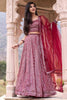 Marvelous Pink Sequins Net Party Wear Lehenga Choli With Dupatta