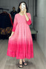 Captivating Pink Chikankari Cotton Event Wear Dress