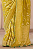 Glorious Mustard Zari Weaving Silk Event Wear Saree With Blouse