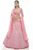 Baby Pink Gota Work Georgette Designer Lehenga With Choli