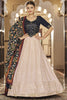Pink Sequins Georgette Fancy Designer Lehenga With choli