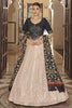 Pink Sequins Georgette Fancy Designer Lehenga With choli