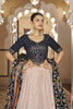 Pink Sequins Georgette Fancy Designer Lehenga With choli