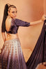 Purple Sequins Embroidered Velvet Party Wear Lehenga Choli