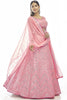 Baby Pink Gota Work Georgette Designer Lehenga With Choli