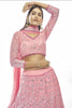Baby Pink Gota Work Georgette Designer Lehenga With Choli