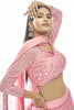 Baby Pink Gota Work Georgette Designer Lehenga With Choli