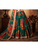 Graceful Green-Orange Sabyasachi Designer Digital Printed Lehenga Choli