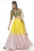 Multi-Color Georgette Designer Lehenga With Embroidered Choli