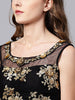 Black Zari Sequins Net Party Wear Lehenga Choli