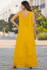 Spectacular Yellow Sequins Chinon Haldi Wear Palazzo Suit