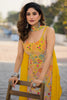 Spectacular Yellow Sequins Chinon Haldi Wear Palazzo Suit