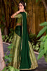 Precious Green Zari Weaving Silk Traditional Half Saree Lehenga