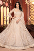 Astonishing Beige Color Sequins Net Reception Wear Lehenga Choli