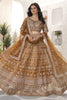 Wonderful Golden Sequins Net Wedding Lehenga Choli With Dupatta