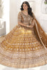 Wonderful Golden Sequins Net Wedding Lehenga Choli With Dupatta