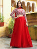 Stunning Red Sequins Georgette Party Wear Lehenga Choli With Dupatta