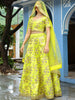 Beautiful Neon Embroidery Silk Wedding Lehenga Choli With Dupatta