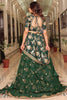 Astonishing Green Embroidered Silk Wedding Wear Lehenga Choli