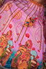 Stunning Pink Printed Art Silk Wedding Lehenga Choli With Dupatta