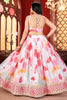 Incredible White Sequins Chinon Wedding Lehenga Choli With Dupatta