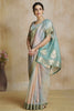 Winsome Multi-Color Digital Printed Silk Event Wear Saree With Blouse