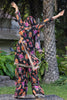 Alluring Black Floral Printed Georgette Festival Wear Palazzo Suit