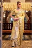 Marvelous Yellow Zari Weaving Satin Silk Event Wear Saree With Blouse