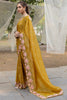 Amazing Mustard Yellow Embroidered Silk Haldi Wear Saree