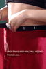 Ravishing Red Diamond Work Satin Party Wear Pre-Stitched Saree