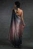 Incredible Rose Gold Diamond Work Satin Party Wear Pre-Stitched Saree