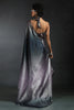 Surprising Lavender Diamond Work Satin Party Wear Pre-Stitched Saree